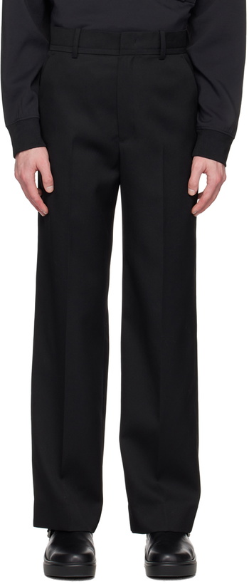 Photo: Solid Homme Black Straight Trousers