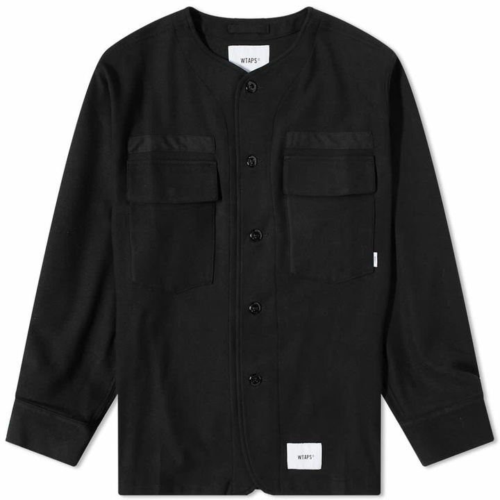 Photo: WTAPS Men's Scout Collarless Shirt in Black