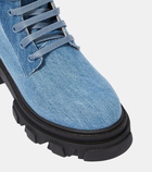 Gia Borghini Gia 35 denim combat boots