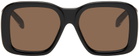 Stella McCartney Black Oversized Square Sunglasses