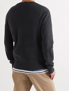 RAG & BONE - Cotton and Hemp-Blend Piqué Sweater - Gray