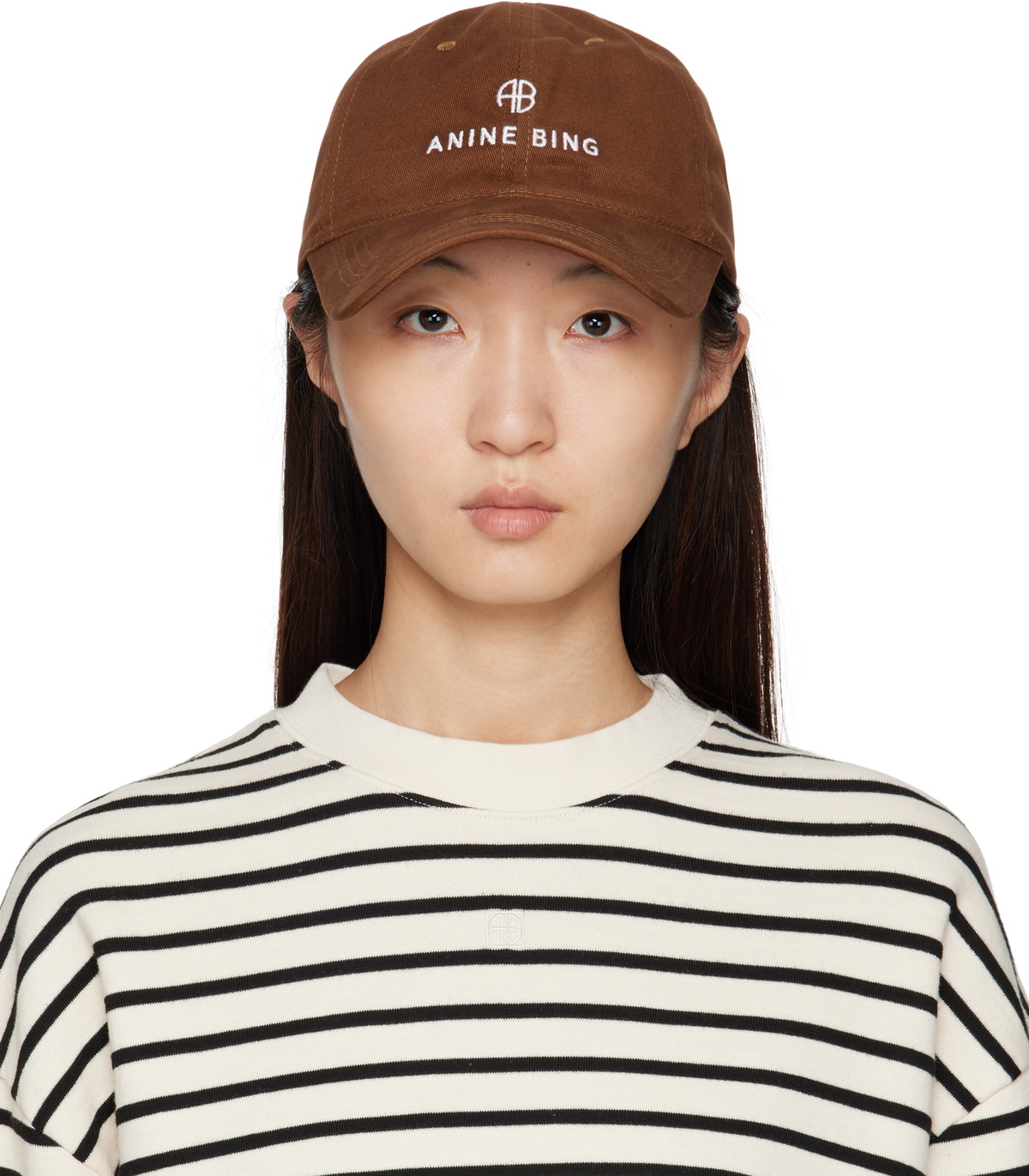 ANINE BING Navy Jeremy Cap ANINE BING