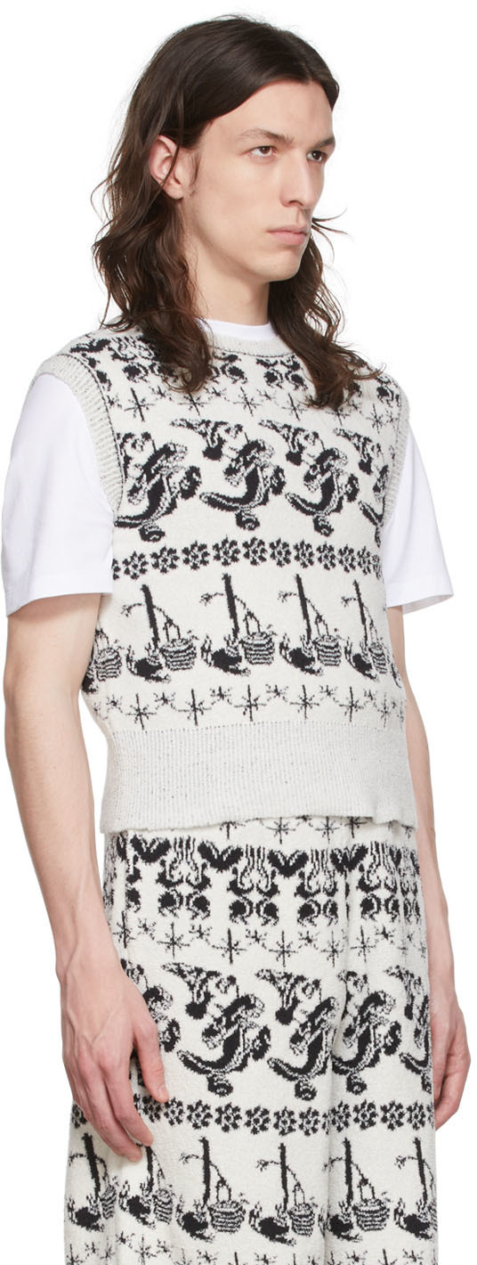 Stella McCartney White Fantasia Sweater