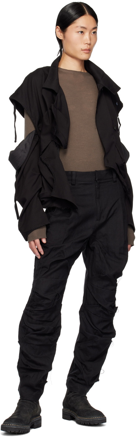 ænrmòus Black Canions Trousers