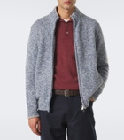 Fedeli Alpaca and wool cardigan