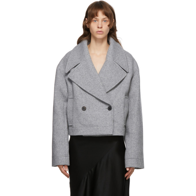 Photo: Haider Ackermann Grey Wool Savoia Jacket