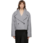 Haider Ackermann Grey Wool Savoia Jacket