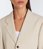 Bottega Veneta Striped wool and cotton blazer