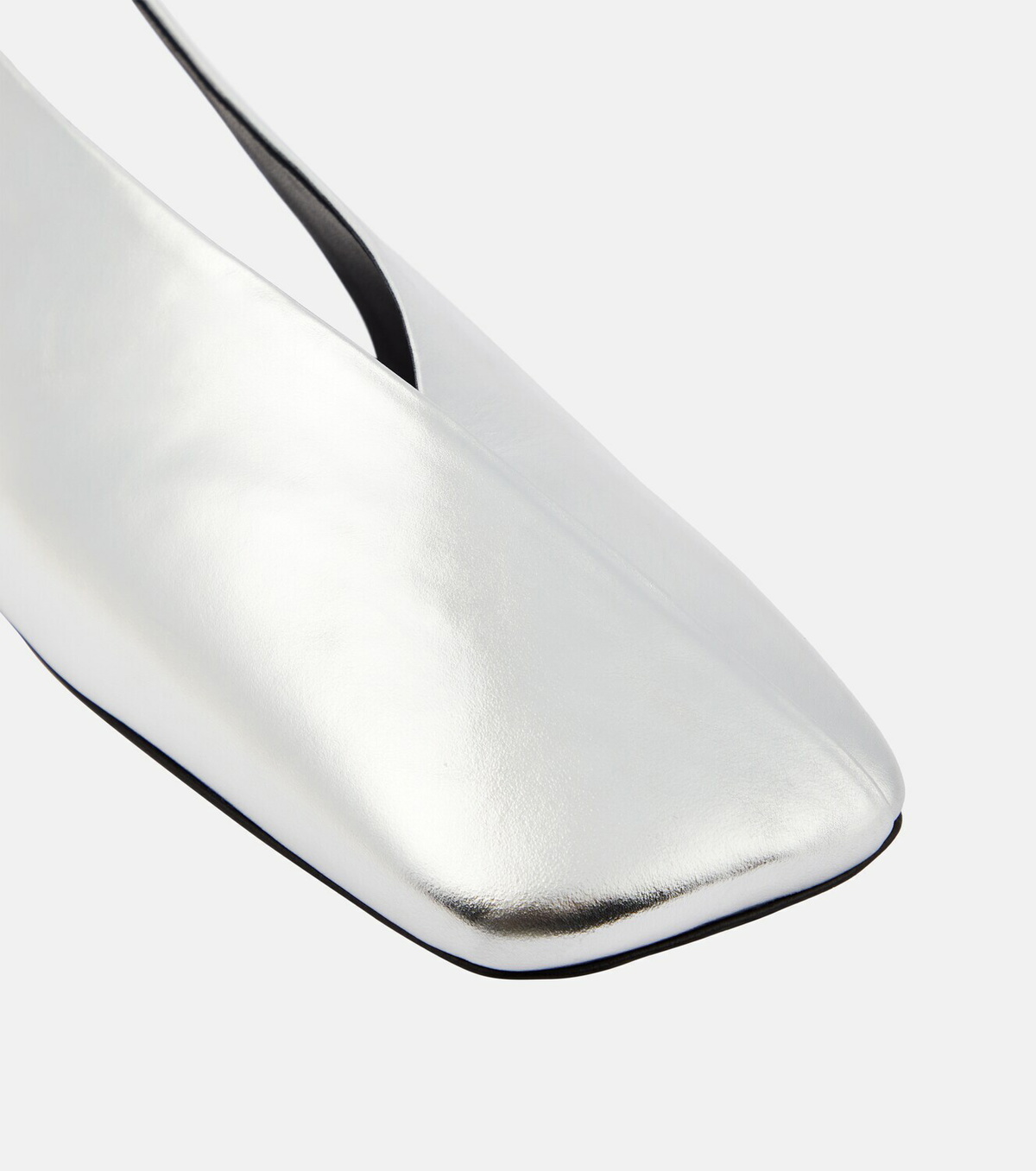 Jil Sander Metallic slingback mules Jil Sander