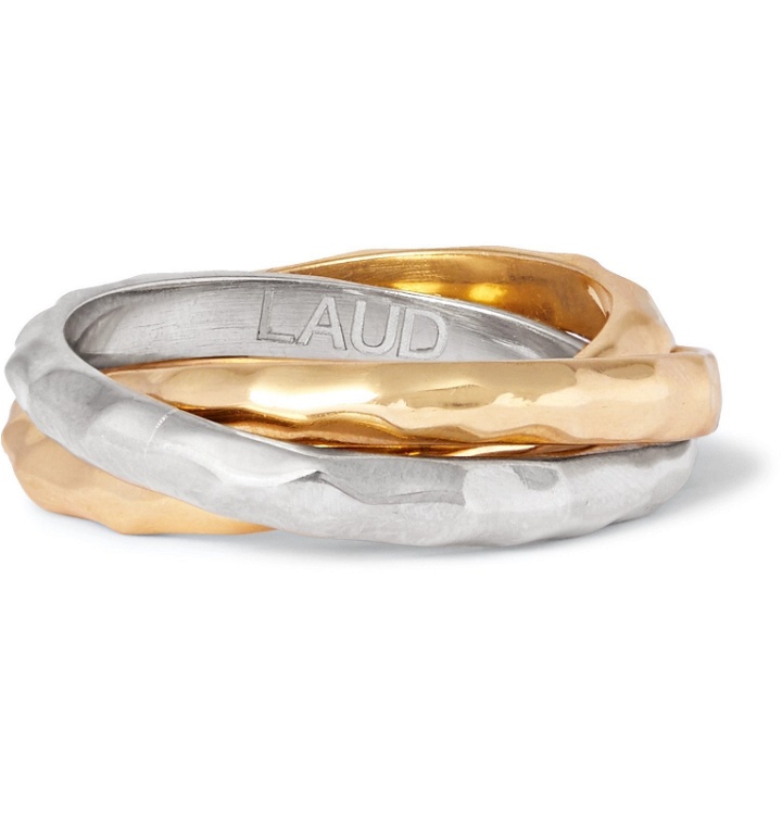 Photo: LAUD - 18-Karat White and Yellow Gold Ring - Gold