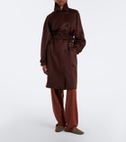 Max Mara Double-breasted cashmere trench coat