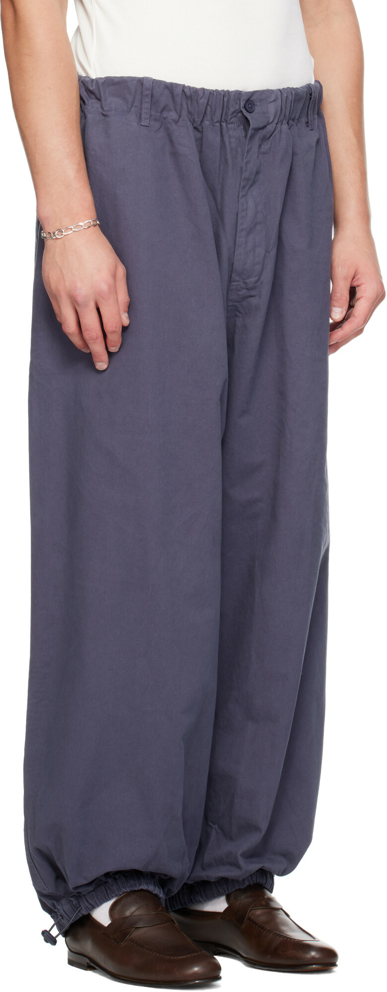 Entire Studios Navy Profile Trousers