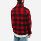 Drake's Men's Fleece Jacket in Buffalo Check