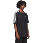 adidas Originals Black and White 3D Trefoil 3-Stripes T-Shirt