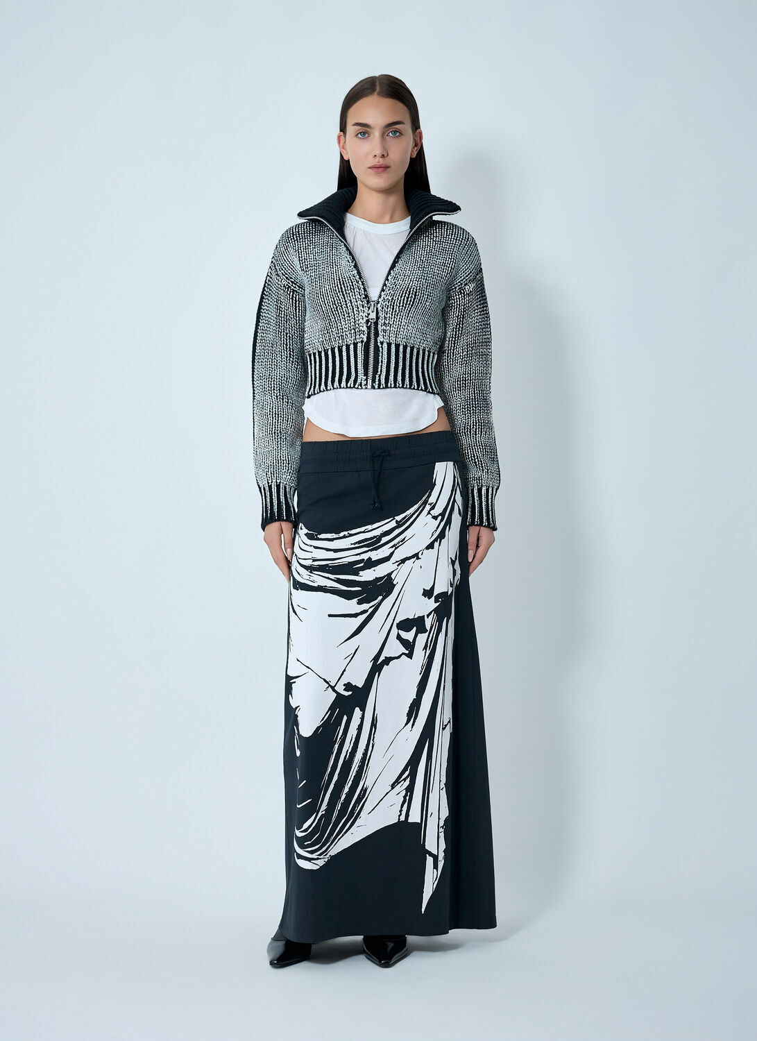 VAQUERA Coated Rib Cardigan