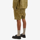 YMC Men's Print Shorts in Olive Floral