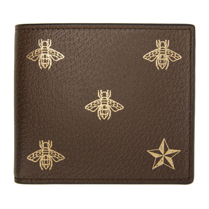 Photo: Gucci Brown Bee Star Wallet