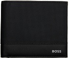 Boss Black Leather Wallet & Card Holder Set