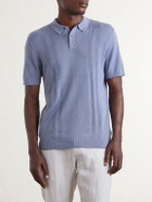 Onia - Knitted Polo Shirt - Blue