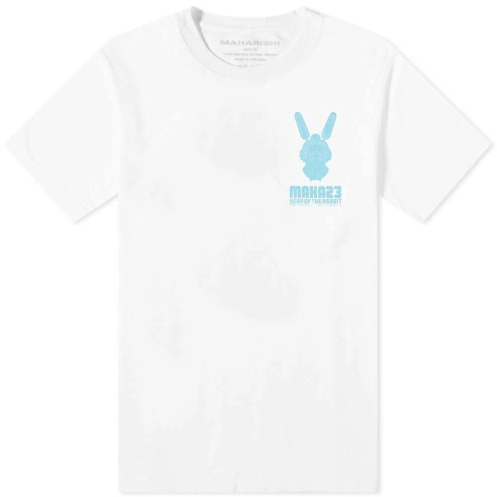 Photo: Maharishi Men's Water Rabbit T-Shirt in White
