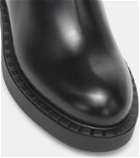 Prada Leather platform ankle boots
