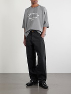 Willy Chavarria - Bad Boy Barrell-Leg Jeans - Black