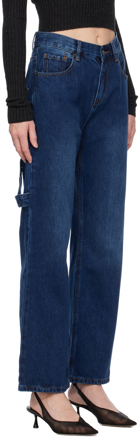 WYNN HAMLYN Indigo Tool Jeans Wynn Hamlyn