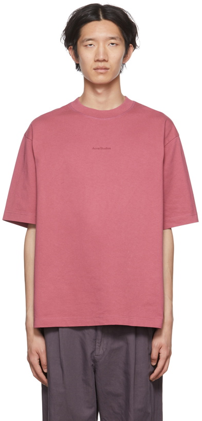 Photo: Acne Studios Pink Organic Cotton T-Shirt