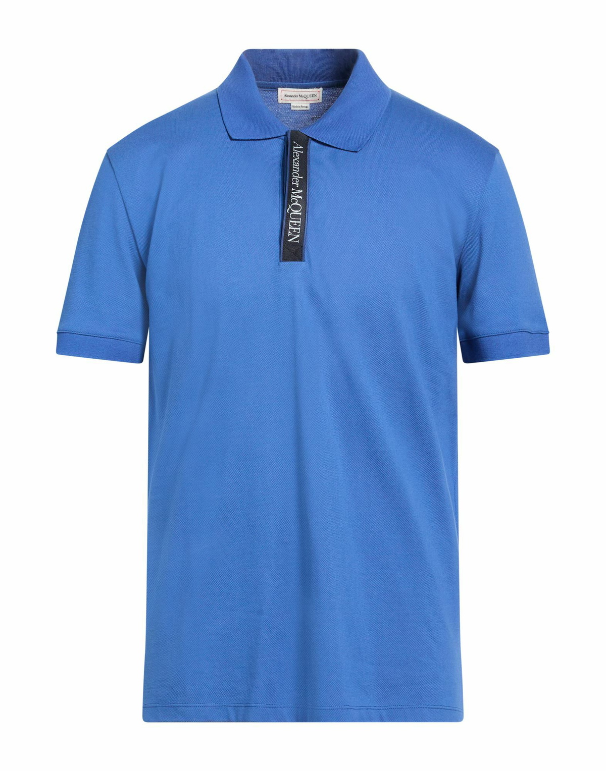 Mcqueen Mens Polo shirt in Blue