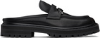 Marni Black Leather Piercing 2.0 Chunky Slip-on Loafers