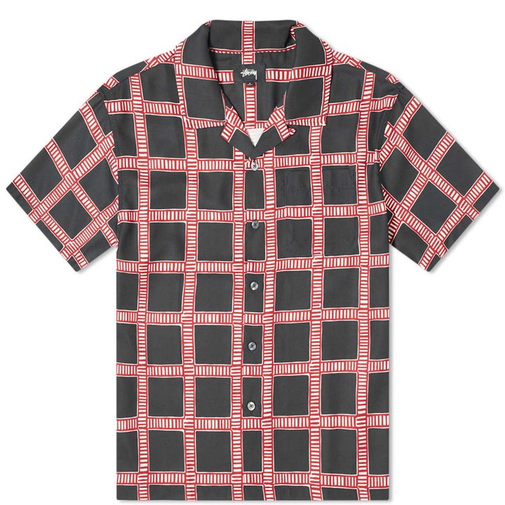 Photo: Stussy Hand Drawn Plaid Shirt