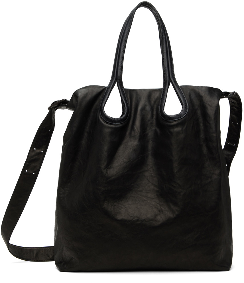 Yohji Yamamoto Black Peel Tote Yohji Yamamoto