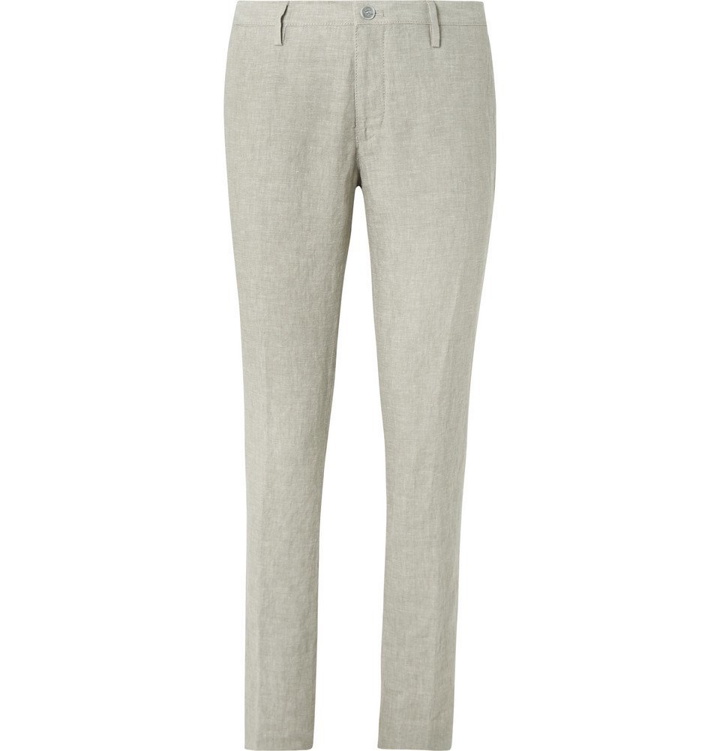 Photo: Hugo Boss - Beige Stanino Slim-Fit Linen Suit Trousers - Beige