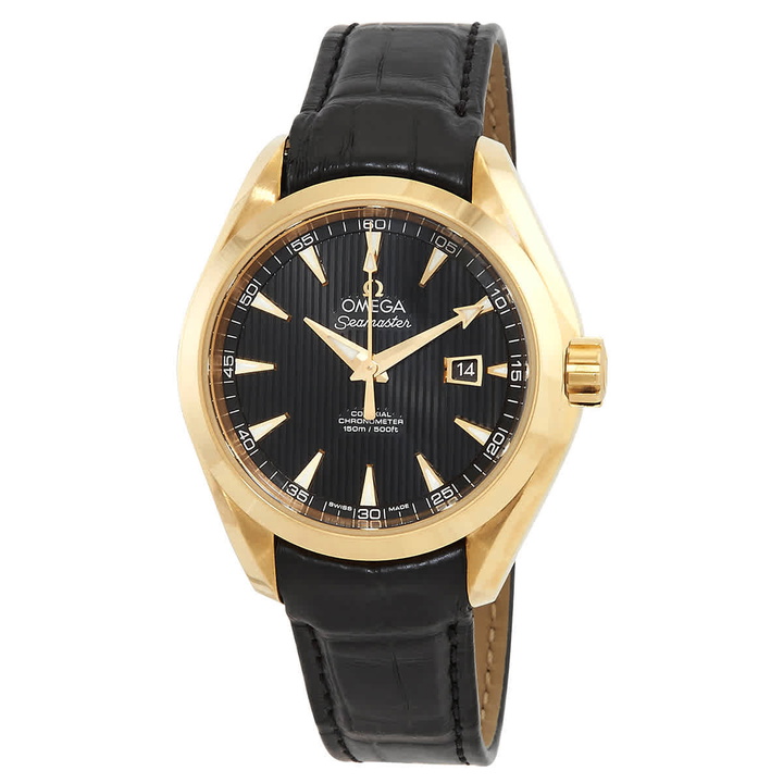 Photo: Omega Seamaster Aqua Terra Automatic Chronometer Black Dial Ladies Watch 231.53.34.20.01.001