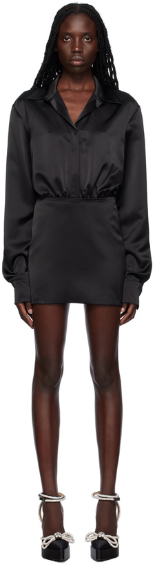Photo: MACH & MACH Black Karma Flower Minidress