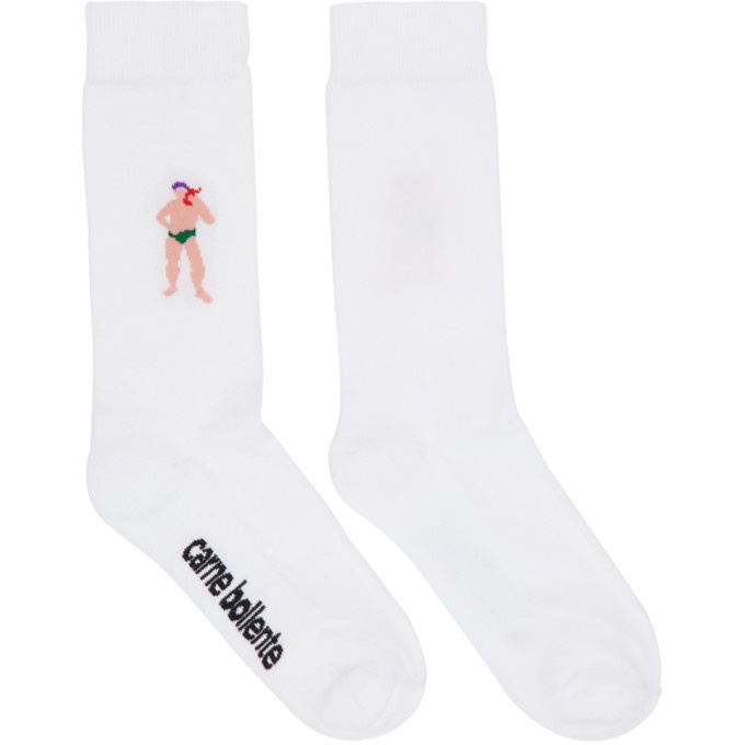 Photo: Carne Bollente White Call Me By Your Name Socks