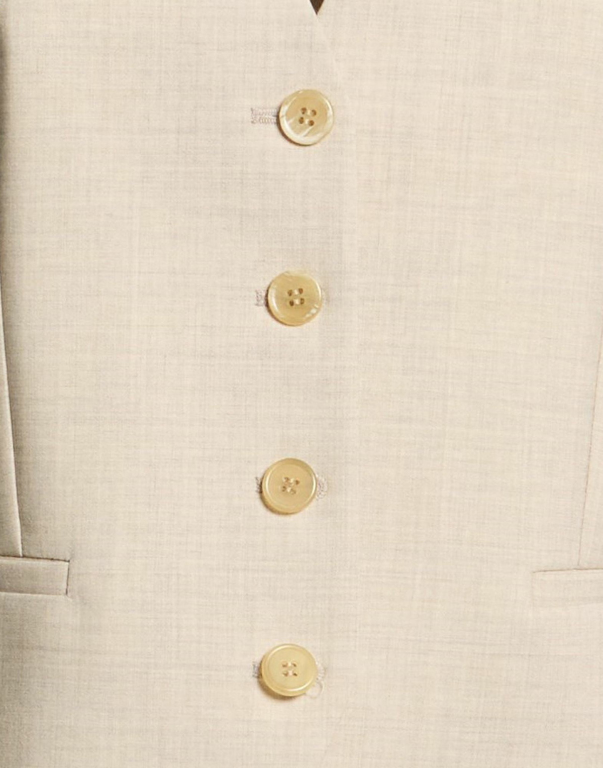P. a.r. o.s. h. Womens Tailored Vest in Beige