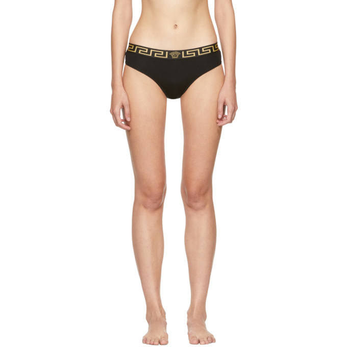 Photo: Versace Underwear Black Medusa Briefs