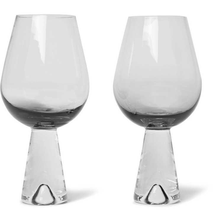 Photo: Tom Dixon - Tank Set of Two Dégradé Wine Glasses - Men - Black