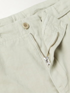 Loro Piana - Straight-Leg Cotton and Linen-Blend Drawstring Bermuda Shorts - Neutrals