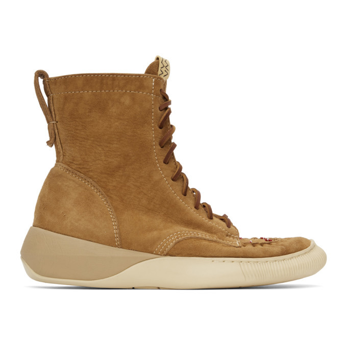 Photo: Visvim Tan Nabi Moc Hi-Folk Sneakers