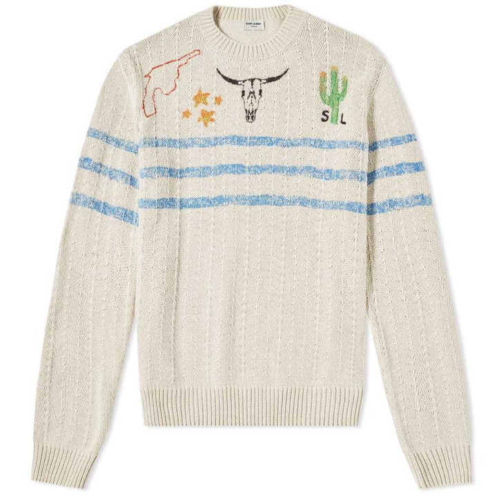 Photo: Saint Laurent Wild West Crew Knit