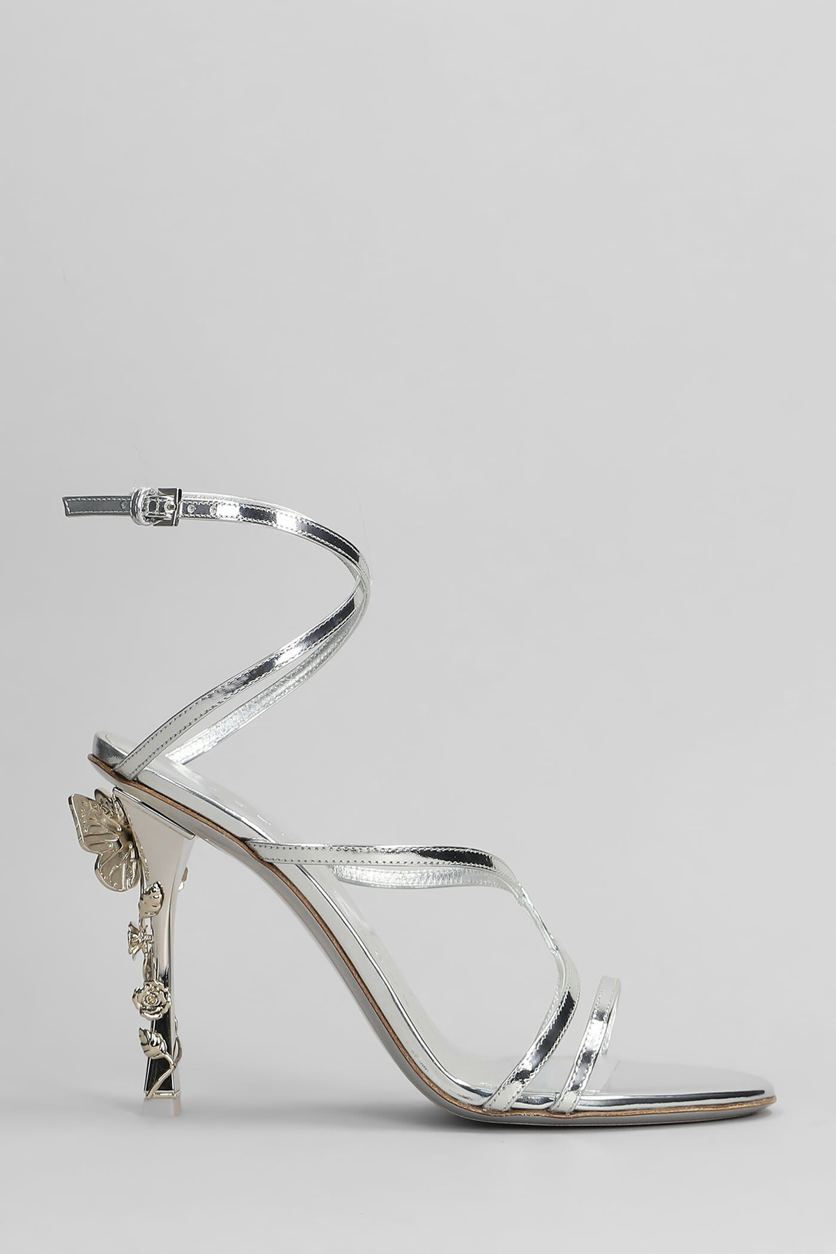 Sophia Webster Enchantress Sandals In Silver Leather