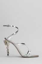 Sophia Webster Enchantress Sandals In Silver Leather