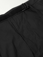 ACRONYM - P30BL Wide-Leg Belted Layered Encapsulated Nylon Cargo Trousers - Black