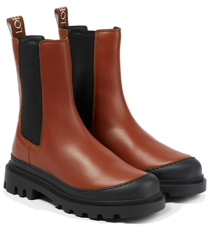 Photo: Loewe - Leather Chelsea boots