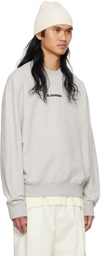 Jil Sander Gray Oversized Sweatshirt
