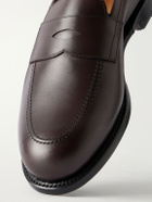 MORJAS - Full-Grain Leather Penny Loafers - Burgundy
