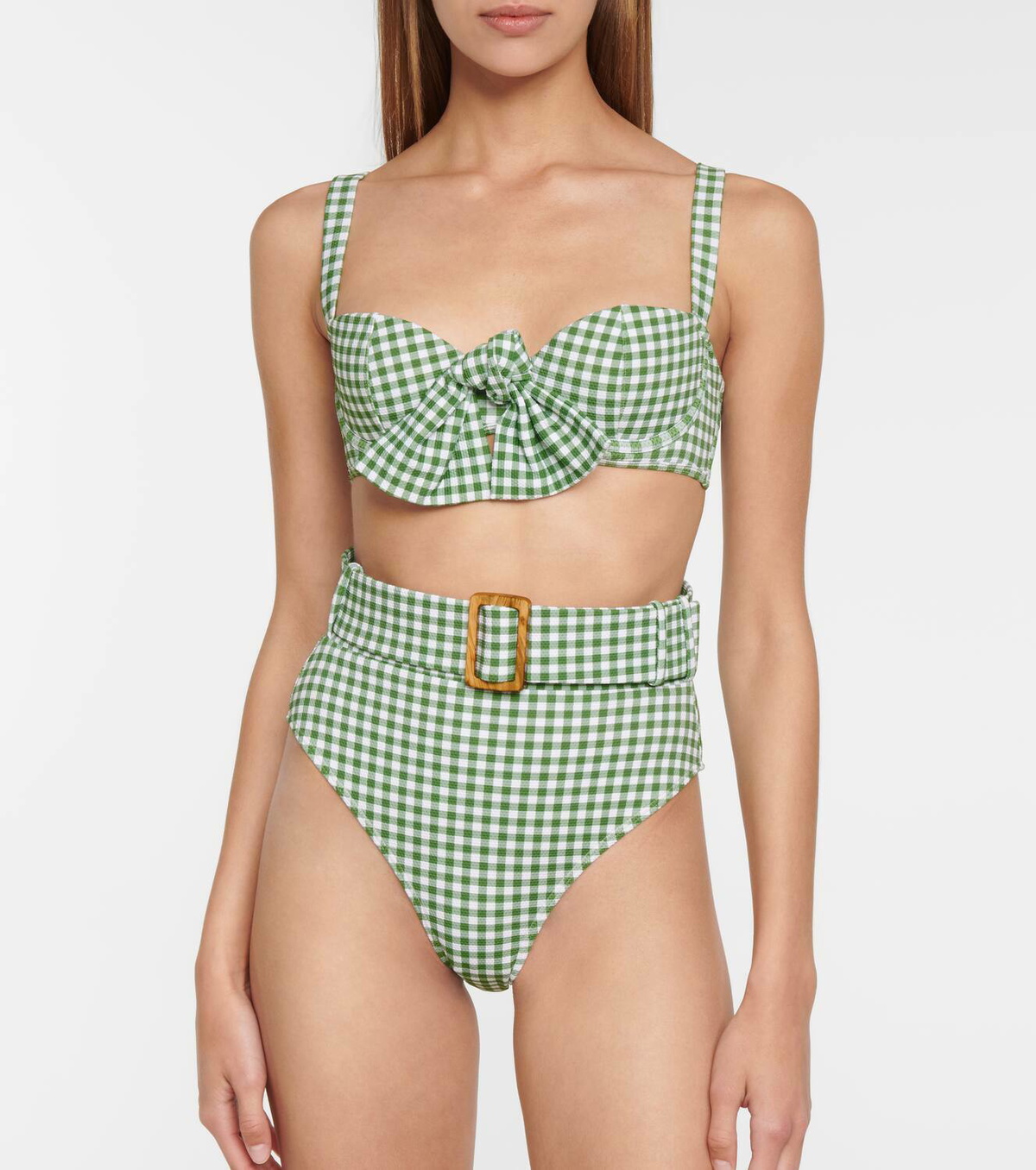 Alexandra Miro Ursula gingham bikini bottoms