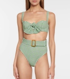 Alexandra Miro Ursula gingham bikini bottoms